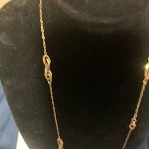 10k yellow gold fancy chain necklace